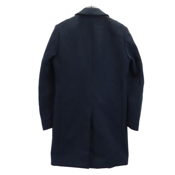 ATTACHMENT アタッチメント 日本製 カシミヤ ブレンド ウール チェスターコート 1 ネイビー メンズ