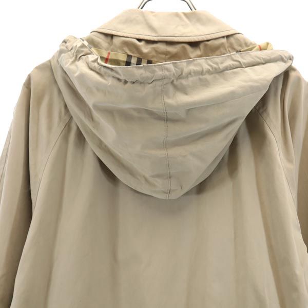 BURBERRY バーバリー USA製 フード付き コート M ベージュ メンズ