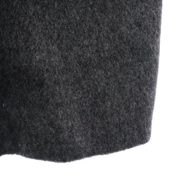 BURBERRY バーバリー 日本製 ウール100％ 長袖 ガウン M グレー系 ルームウェア メンズ