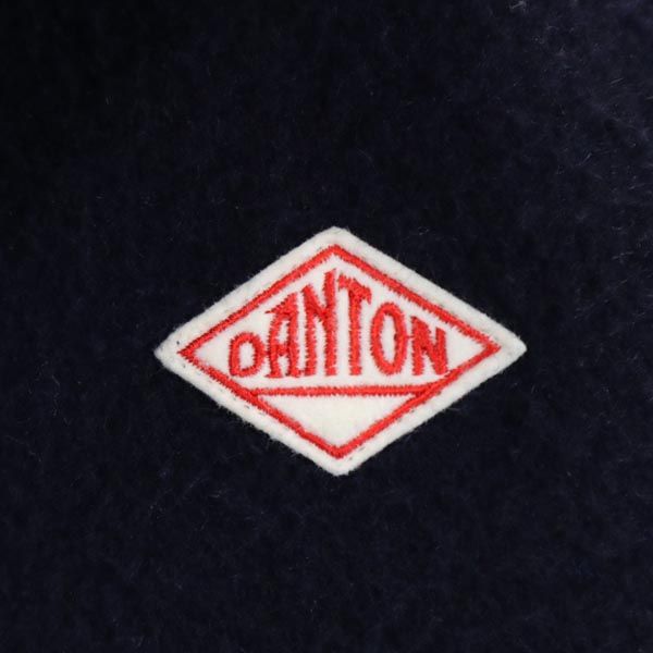 ダントン 長袖 フード付き ウールコート 36 ネイビー系 Danton レディース