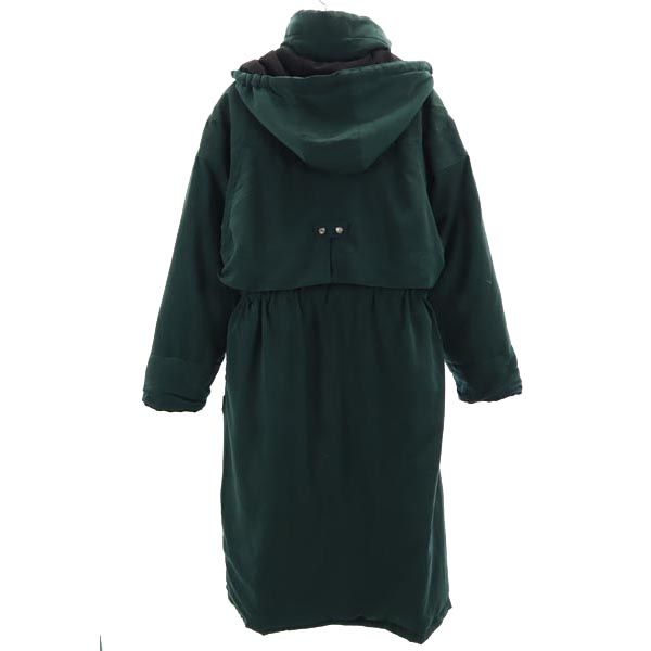 MULBERRY STREET 90s オールド ダウンコート XL グリーン フード レディース