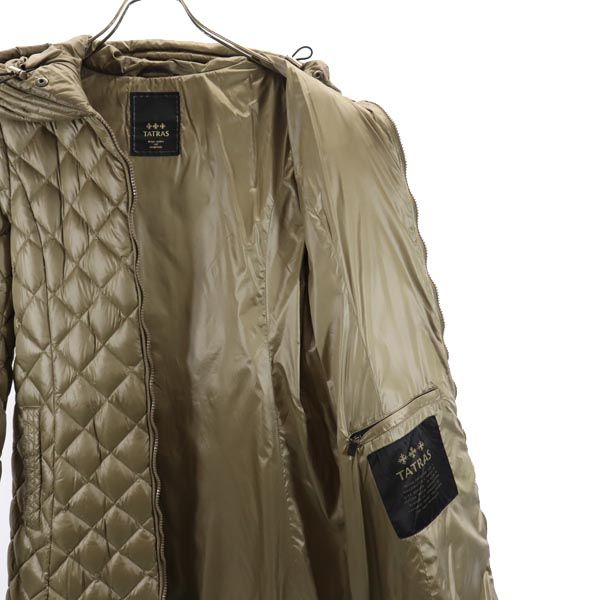 TATRAS タトラス 長袖 ダウンコート 3 ゴールド フード レディース