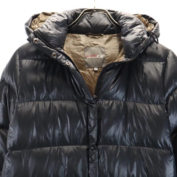 DUVETICA デュベティカ ダウンコート 42 ブラック フード レディース