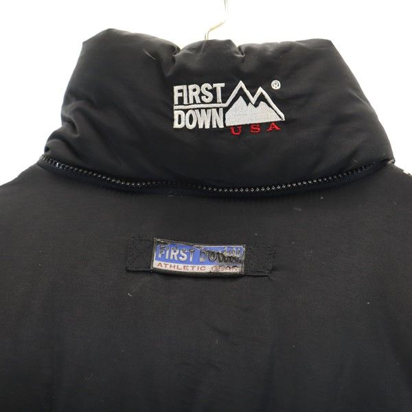 FIRSTDOWN ファーストダウン ダウンジャケット M ブラック メンズ