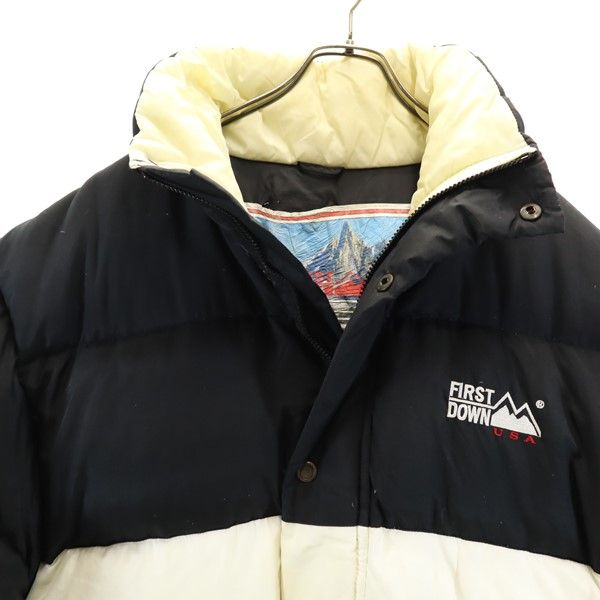 FIRSTDOWN ファーストダウン ダウンジャケット M ブラック メンズ