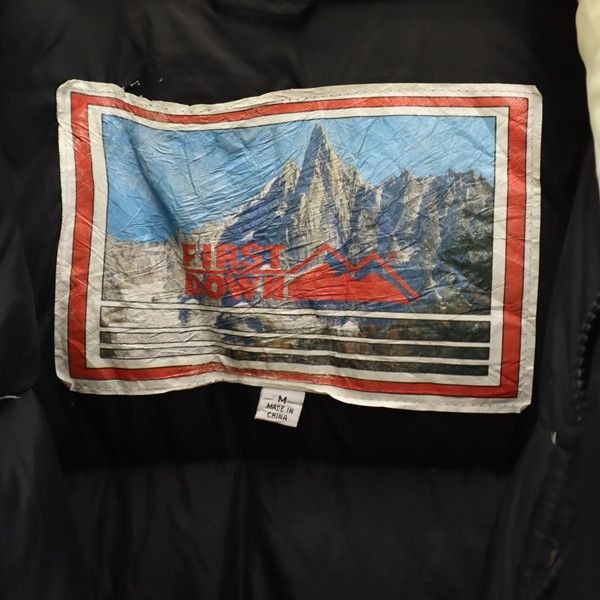 FIRSTDOWN ファーストダウン ダウンジャケット M ブラック メンズ