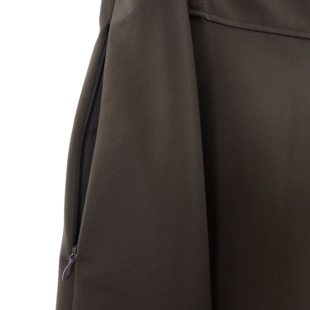 FOXEY NEW YORK フォクシーニューヨーク 日本製 ノースリーブ ワンピース 40 ブラウン バックジップ レディース