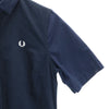 フレッドペリー 半袖 切替 ミニワンピース USA 4 ネイビー FRED PERRY レディース