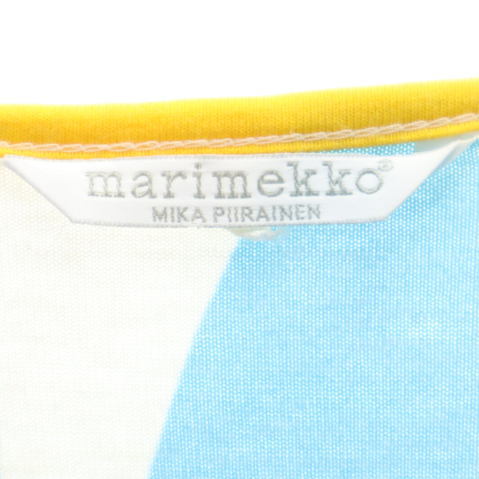 Marimekko  MIKA PIIRAINEN マリメッコ  ミカピーライネン 半袖 ロングワンピース XS レディース