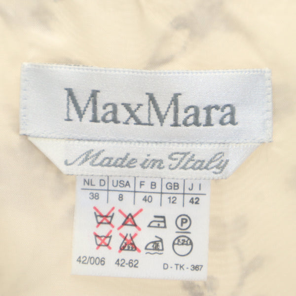 マックスマーラ 半袖 膝丈ワンピース 42 ベージュ系 MAX MARA レディース