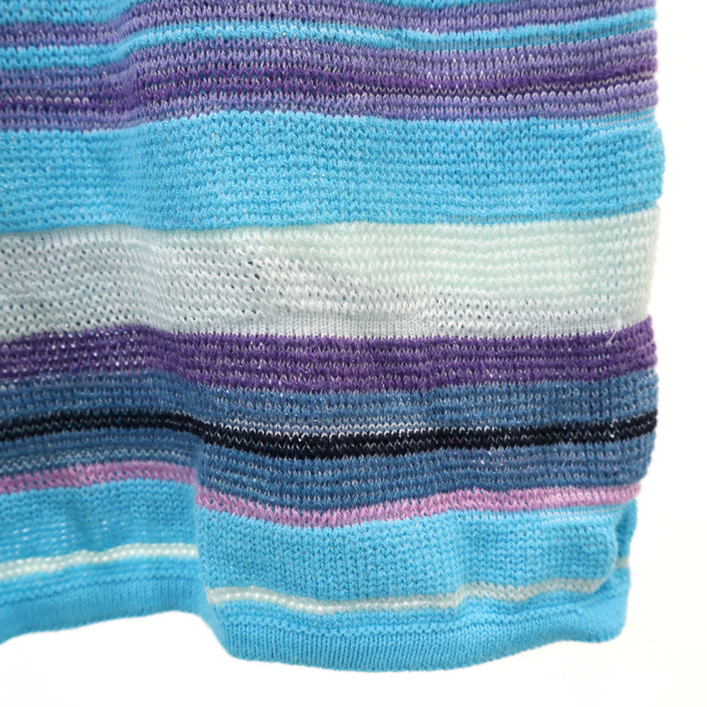 MISSONISPORT ミッソニースポーツ ノースリーブ ワンピース 42 ブルー系 レディース