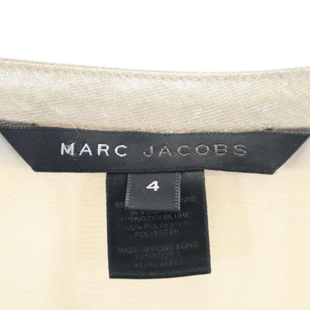 マークジェイコブス 半袖 ロングワンピース 4 ベージュ MARC JACOBS レディース