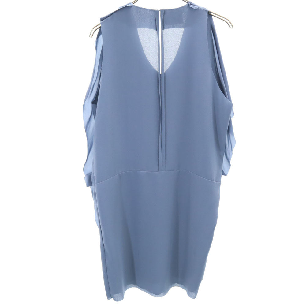 ACNE アクネ ノースリーブ ロングワンピース 38 ブルー系 レディース