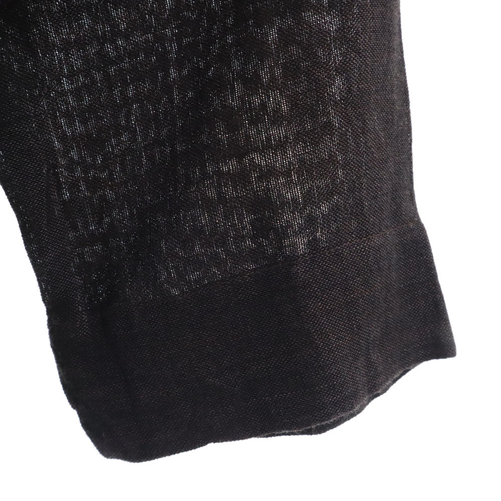 Veritecoeur ヴェリテクール 日本製 5分袖 ロングワンピース F ブラック系 レディース