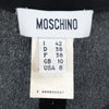 モスキーノ イタリア製 ノースリーブ ロングワンピース 38 ブラック系 MOSCHINO レディース