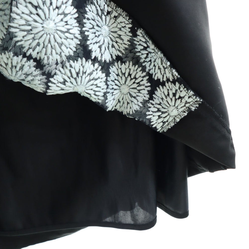 VIVIENNE TAM ヴィヴィアンタム ノースリーブ ワンピース 0 ブラック レディース