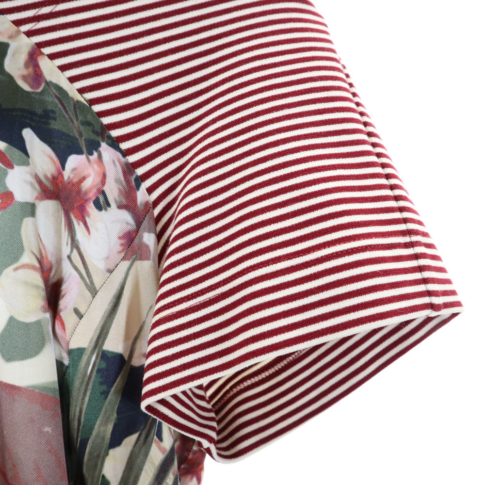 MAX&CO マックスアンドコー 総柄 半袖 ワンピース 40 赤系 レディース