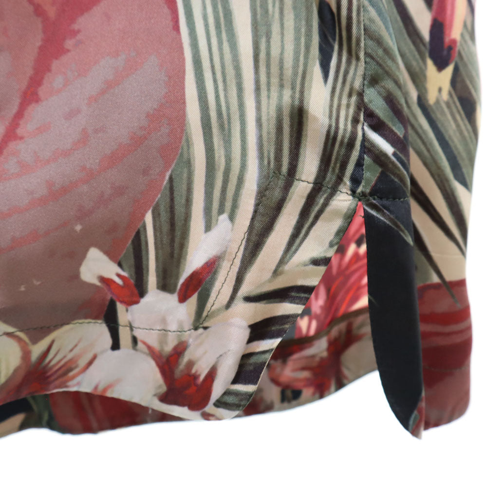 MAX&CO マックスアンドコー 総柄 半袖 ワンピース 40 赤系 レディース