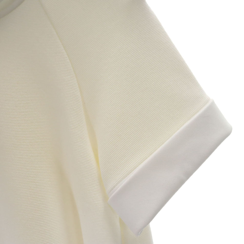 Emporio Armani エンポリオアルマーニ 半袖 レイヤード ワンピース 36 ホワイト レディース