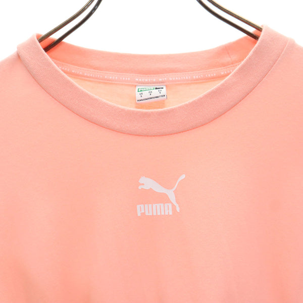 プーマ 5分袖 Tシャツ ワンピース S サーモンピンク系 PUMA レディース