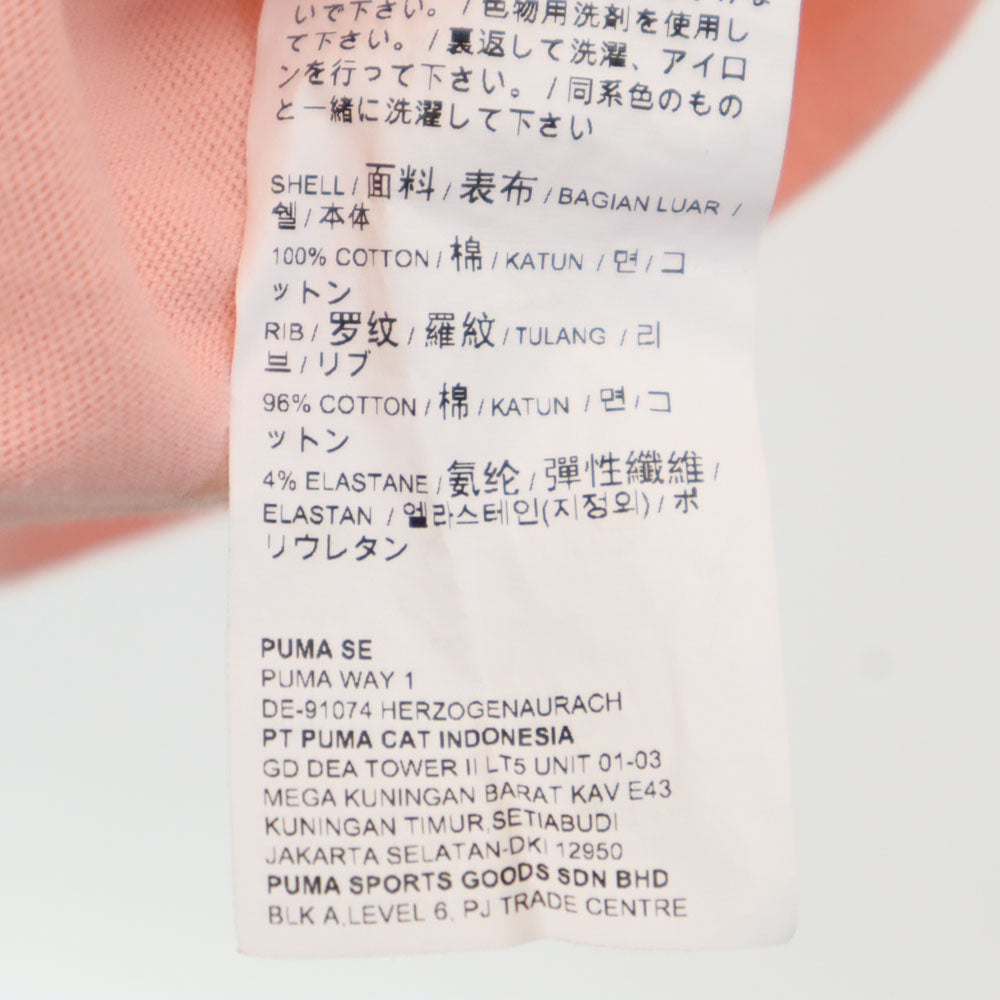 プーマ 5分袖 Tシャツ ワンピース S サーモンピンク系 PUMA レディース