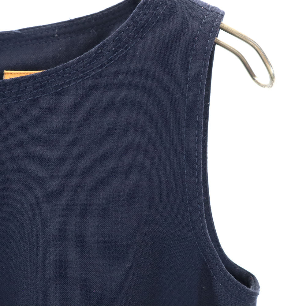 Tory Burch トリーバーチ ノースリーブ ワンピース 2 ネイビー レディース