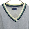 フレッドペリー 日本製 半袖 Vネック Tシャツ ワンピース 8 グレー FRED PERRY レディース