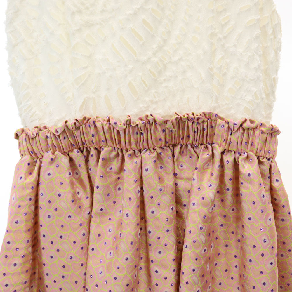 MSGM エムエスジーエム イタリア製 ノースリーブ ワンピース 38 ピンク系 バックジップ レディース