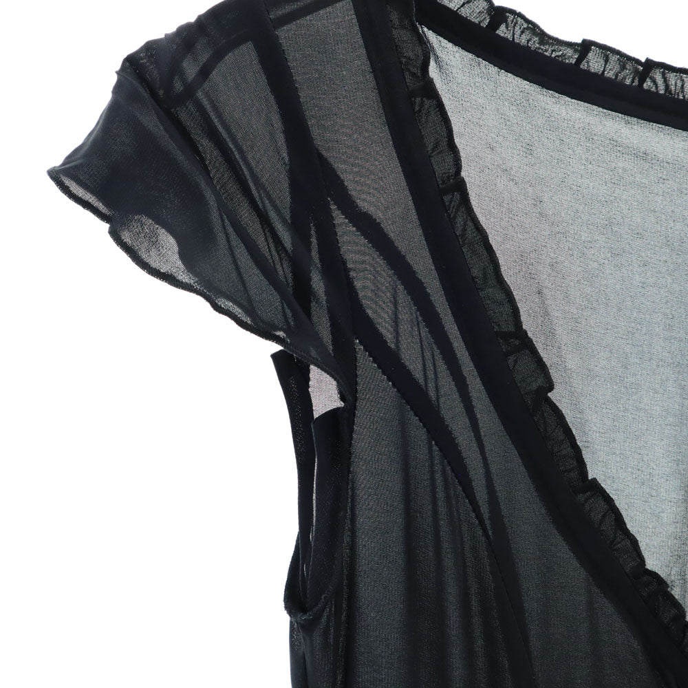 未使用 MAX&CO マックスアンドコー ノースリーブ ワンピース 40 ブラック系 サイドジップ タグ付き レディース