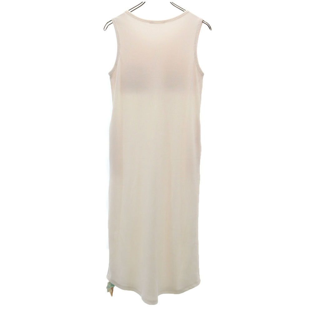 未使用 ジェラートピケ ノースリーブ ルームウェア F ピンク系 gelato pique ワンピース タグ付き レディース