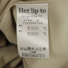 ハーリップトゥ ノースリーブ ロングワンピース M ベージュ系 Her lip to レディース