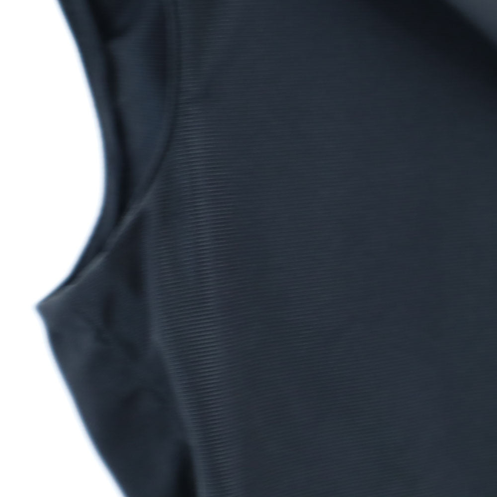 MIUMIU ミュウミュウ イタリア製 ノースリーブ ミニワンピース 40 ネイビー フレンチ袖 レディース