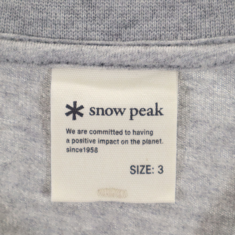 スノーピーク 半袖 ロングワンピース 3 グレー snowpeak レディース