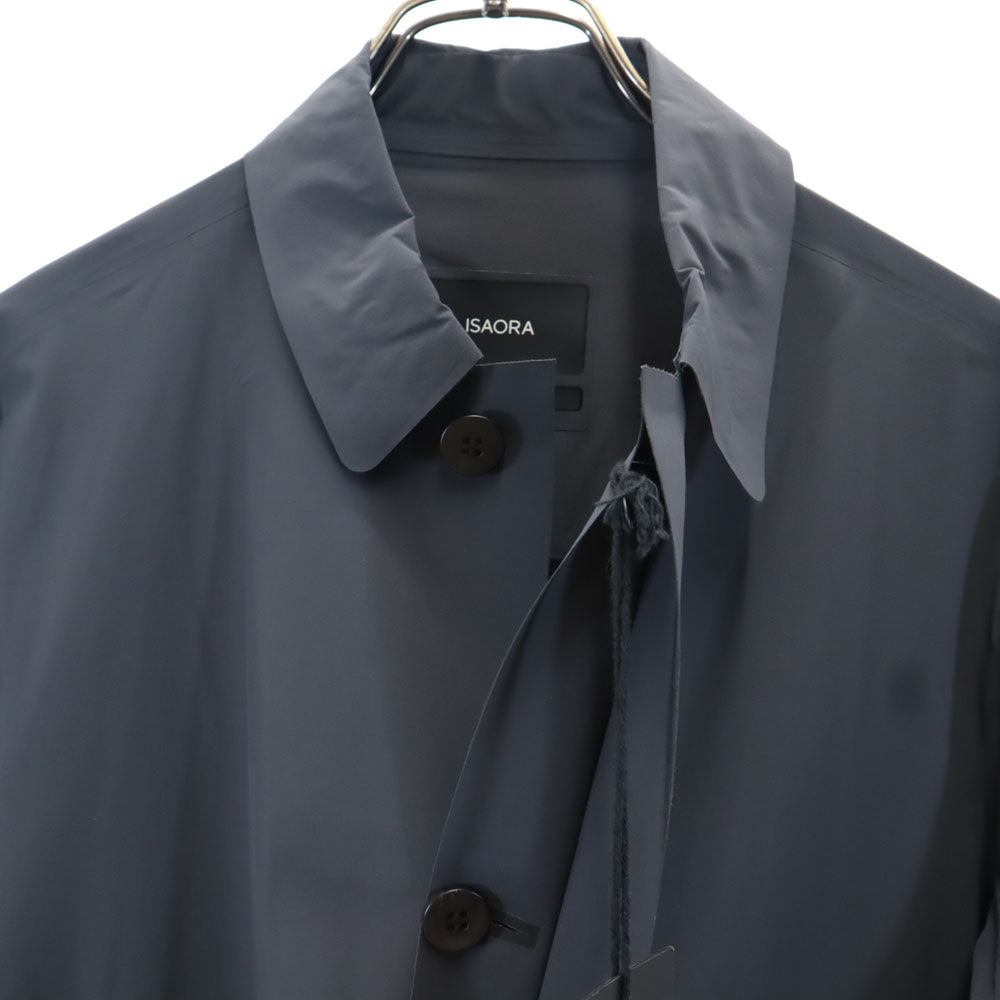 イサオラ 未使用 長袖 ステンカラーコート S グレー ISAORA タグ付き レディース