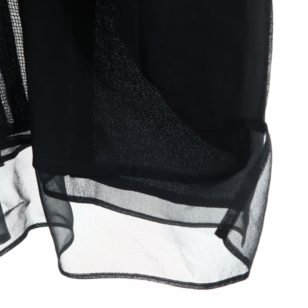 未使用 DIANE VON FURSTENBERG ダイアンフォンファステンバーグ 長袖 ミニワンピース 0 ブラック タグ付き レディース