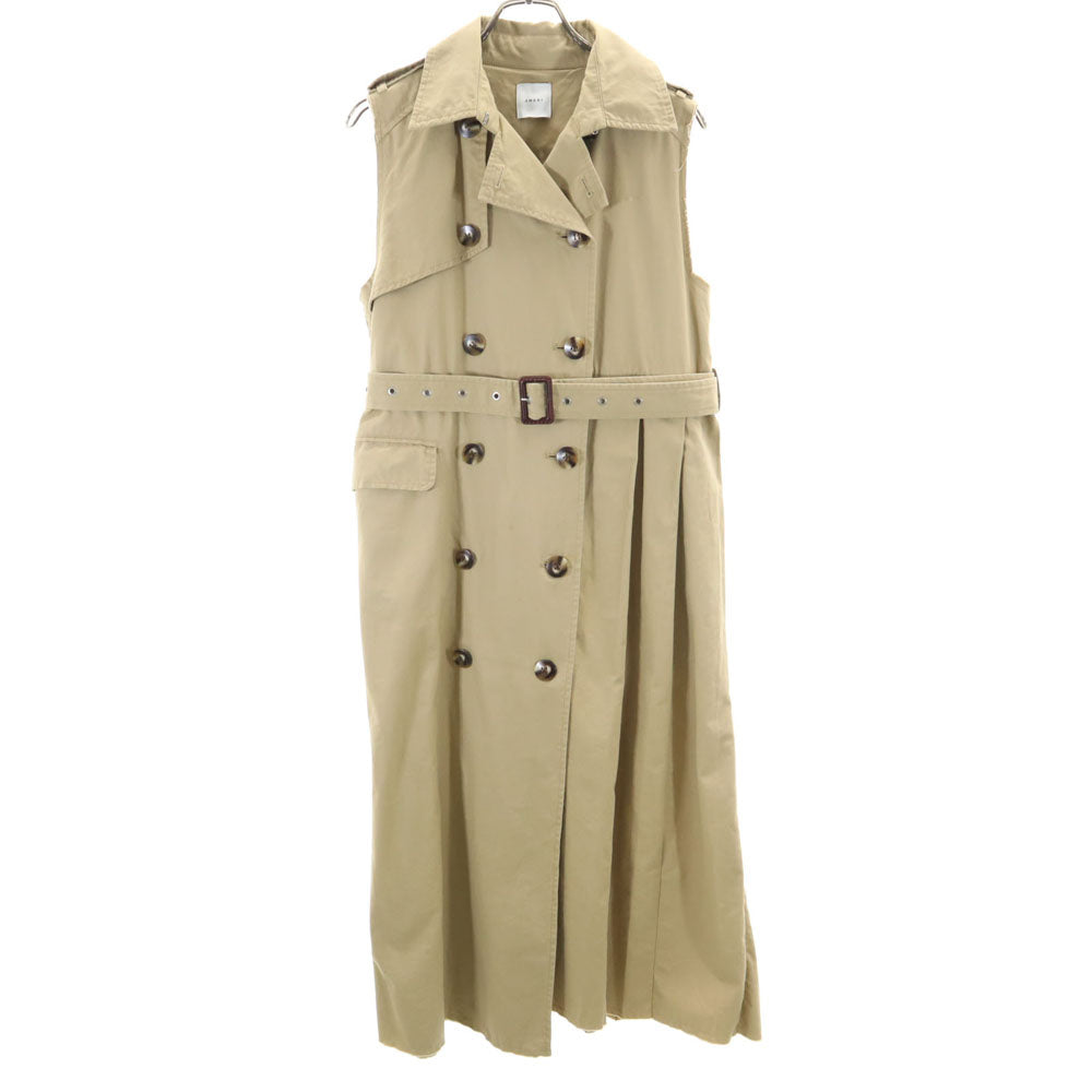 AMERI UNDRESSED アメリ ノースリーブ トレンチコート ベージュ レディース