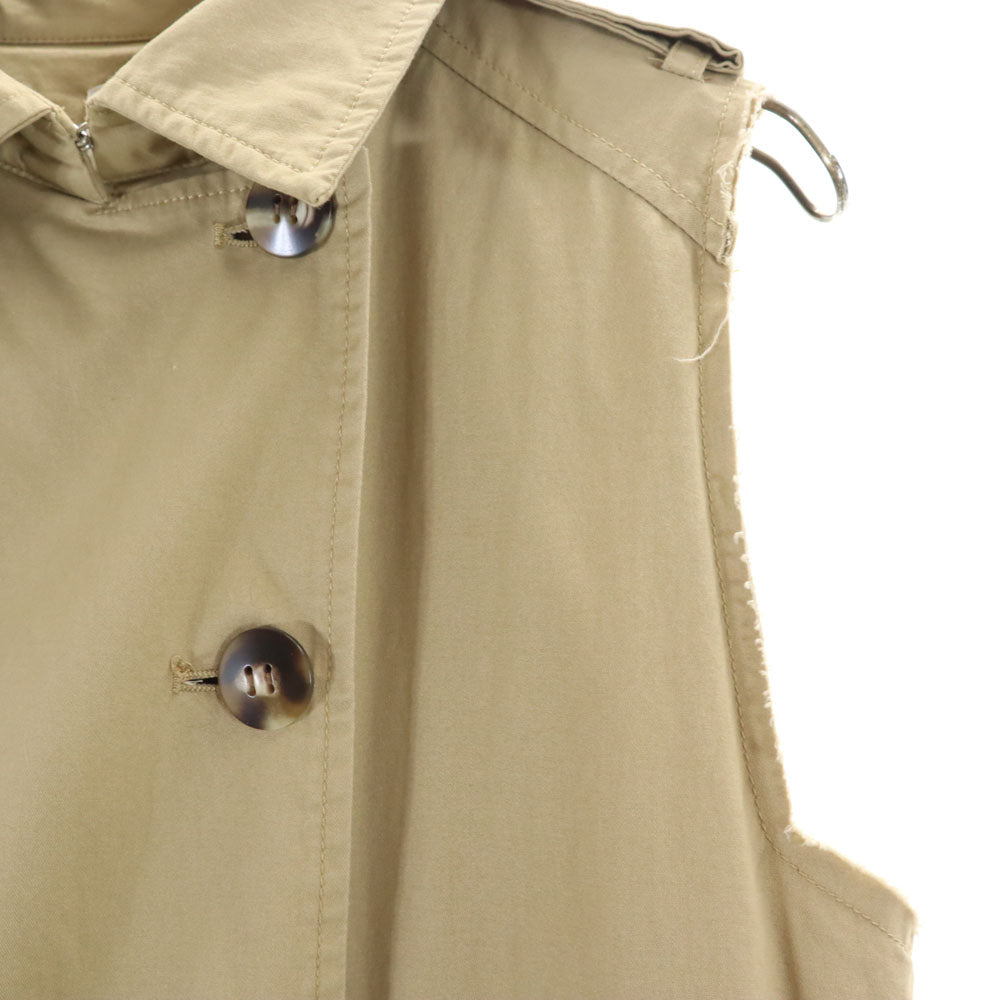 AMERI UNDRESSED アメリ ノースリーブ トレンチコート ベージュ レディース