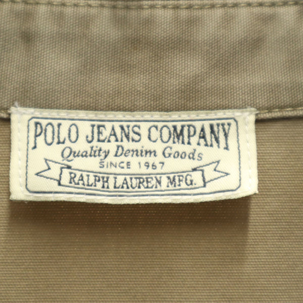 ポロジーンズカンパニー 半袖 ワンピース M カーキ系 POLO JEANS COMPANY RALPH LAUREN レディース