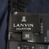 ランバンコレクション 花柄 ノースリーブ レース ワンピース 38 ブラック LANVIN LA COLLECTION レディース