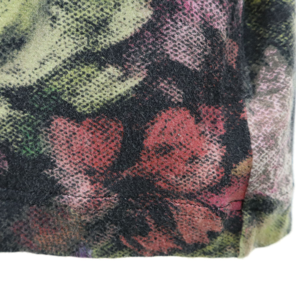 Paul Smith ポールスミス 花柄 ノースリーブ Vネック ワンピース M チャコールブラック 他 レディース