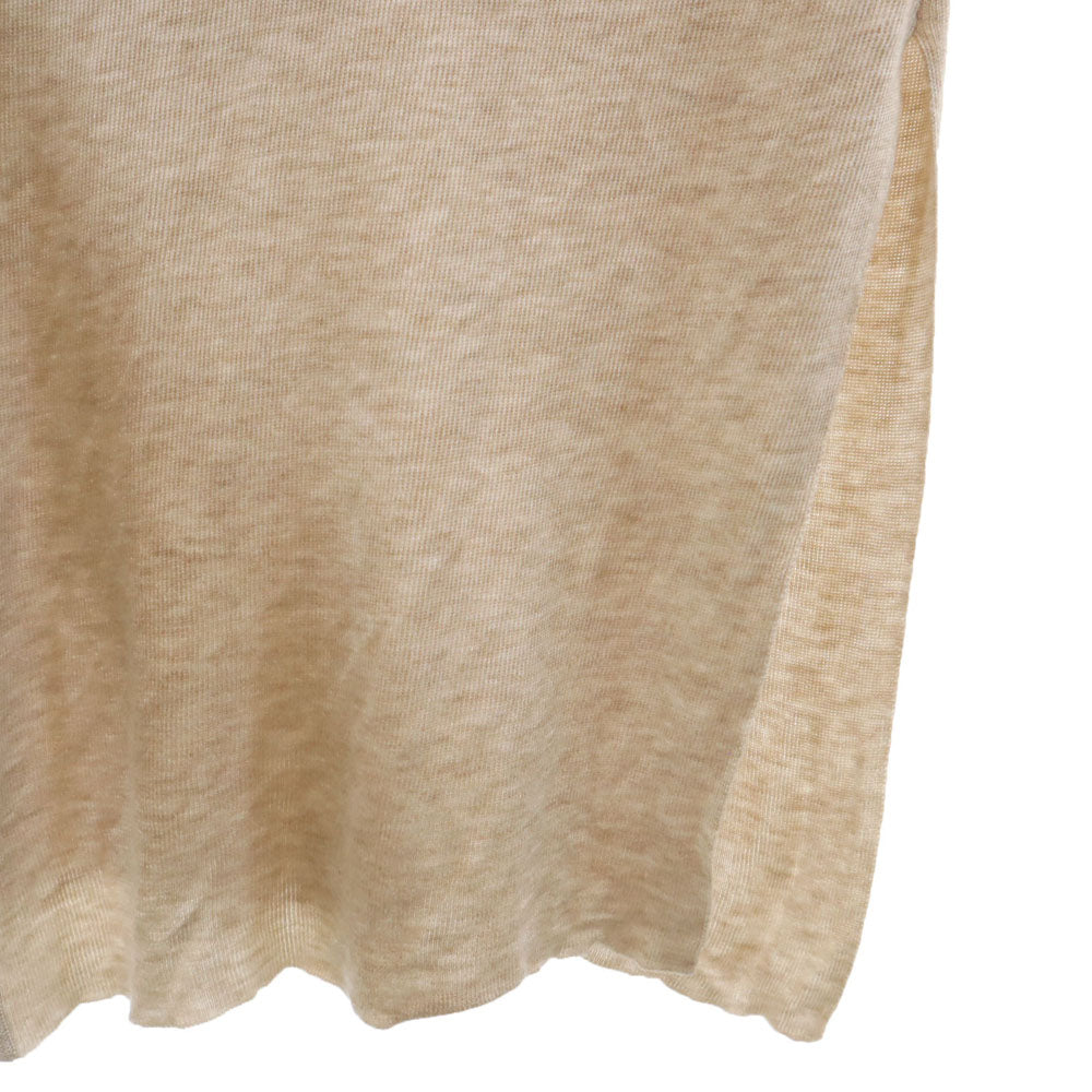 Rene ルネ 日本製 カシミヤブレンド 長袖 ニット ロング カーディガン 34 ベージュ メンズ