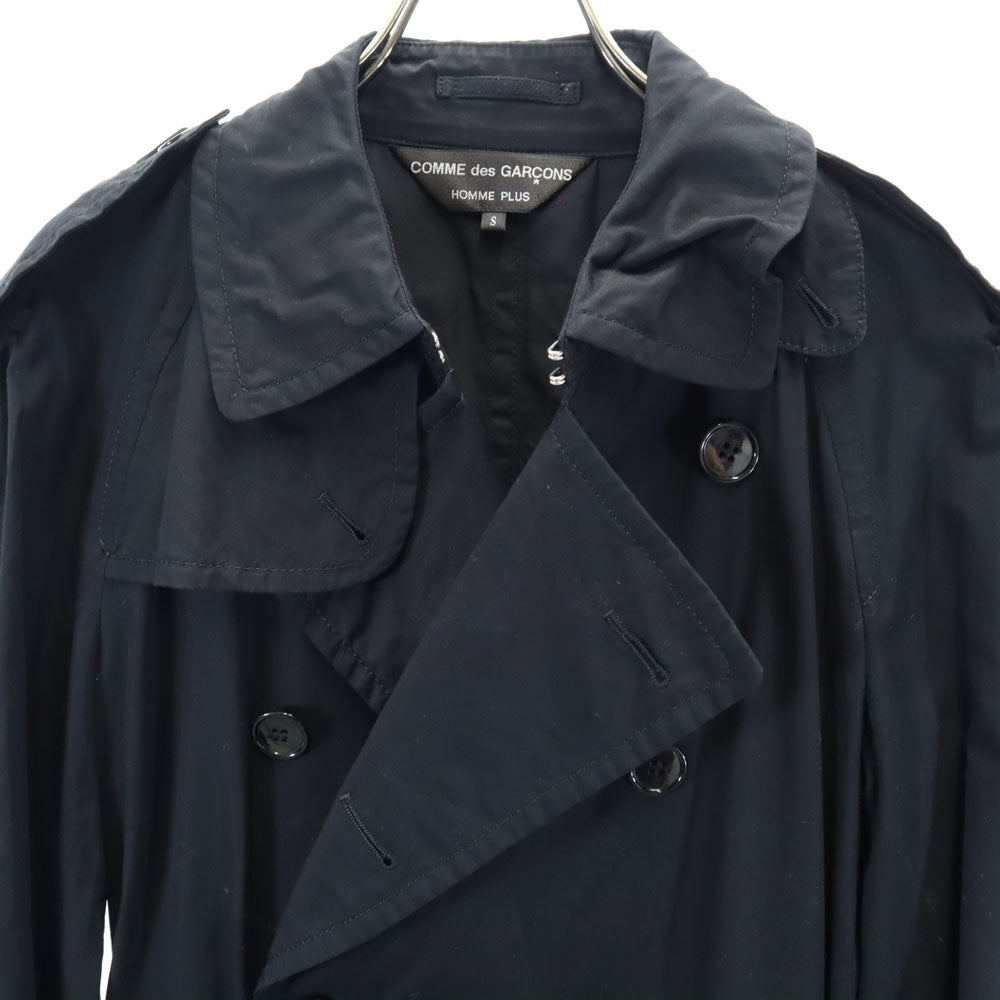 COMME des GARCONS HOMME PLUS コムデギャルソンオムプリュス 2015年 トレンチコート S ブラック メンズ