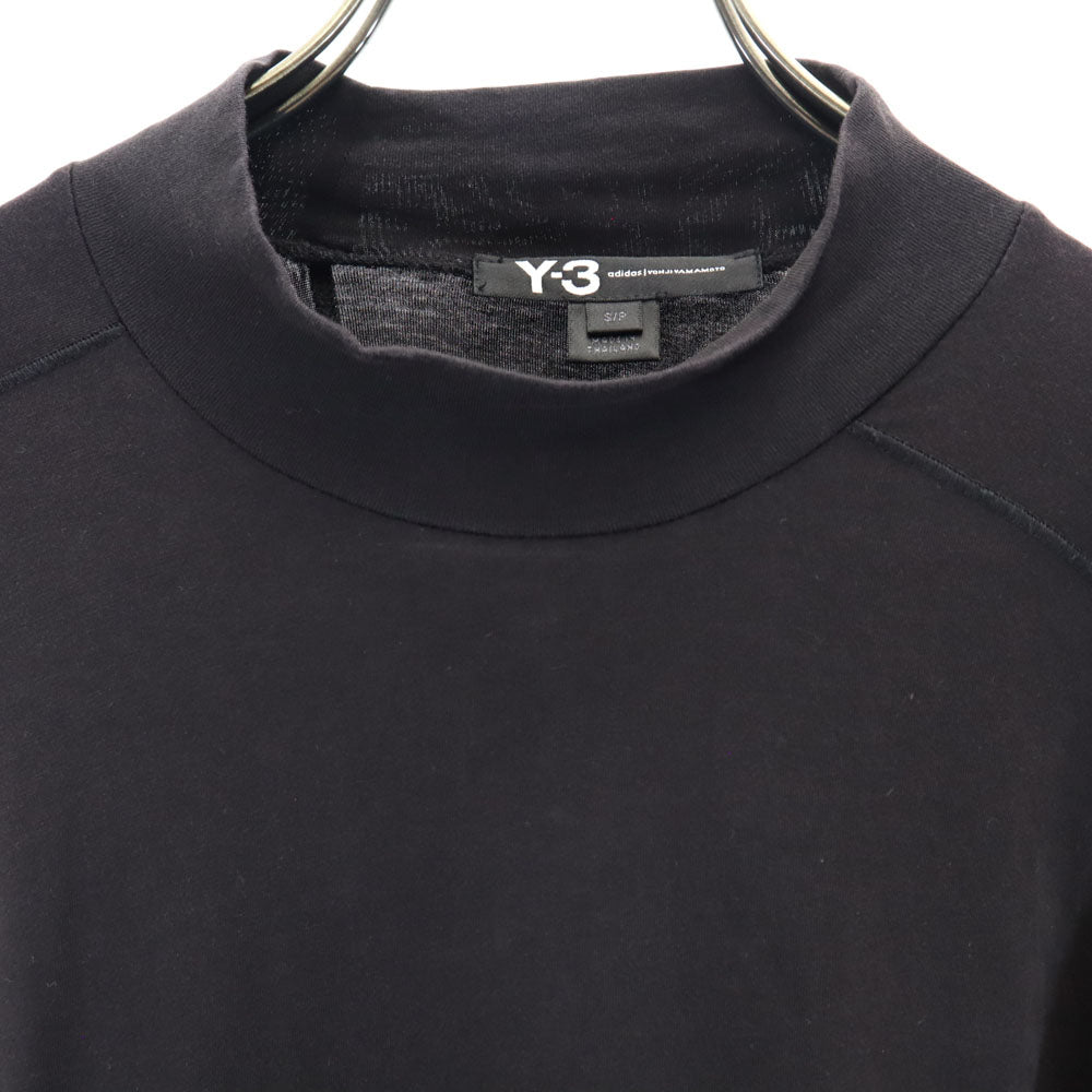 Y-3 ワイスリー アディダス コラボ 長袖 クラシック モックネック カットソー S ブラック ｘadidas メンズ
