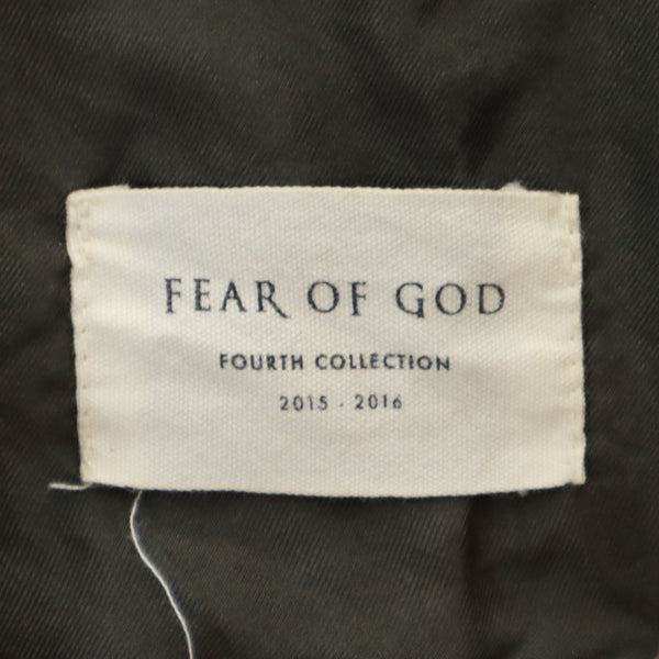 フィアオブゴッド チェック柄 長袖 ネルシャツ M イエロー FEAR OF GOD メンズ