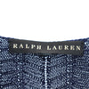 ラルフローレン シルク100％ ノースリーブ ロングワンピース ネイビー RALPH LAUREN レディース