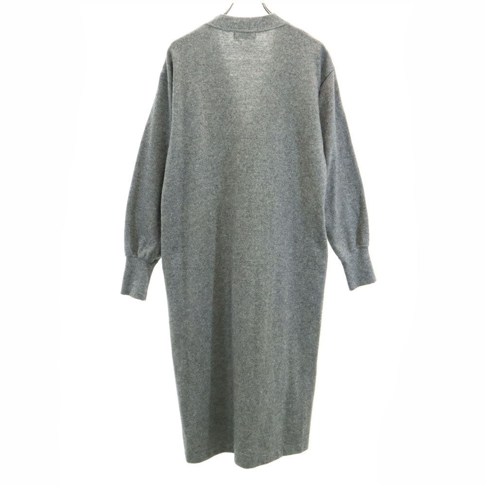 ローブドシャンブルコムデギャルソン 長袖 ロング ニットカーディガン グレー系 robe de chambre COMME des GARCONS メンズ