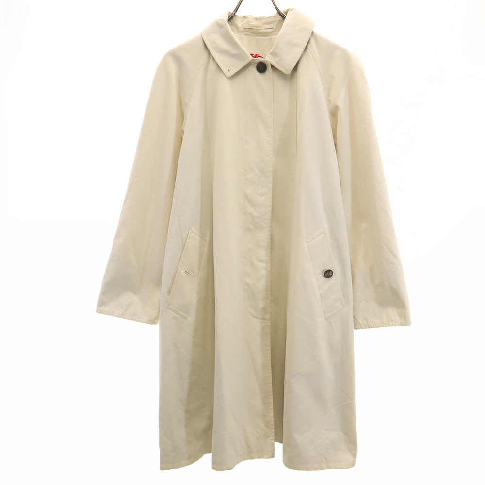 バーバリーズ 90s 三陽商会 オールド ステンカラーコート 9AR アイボリー Burberrys レディース