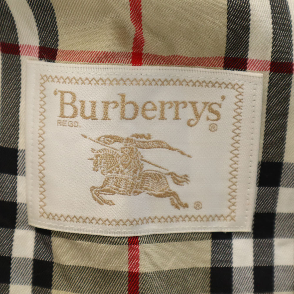 バーバリーズ 90s 三陽商会 オールド ステンカラーコート 9AR アイボリー Burberrys レディース