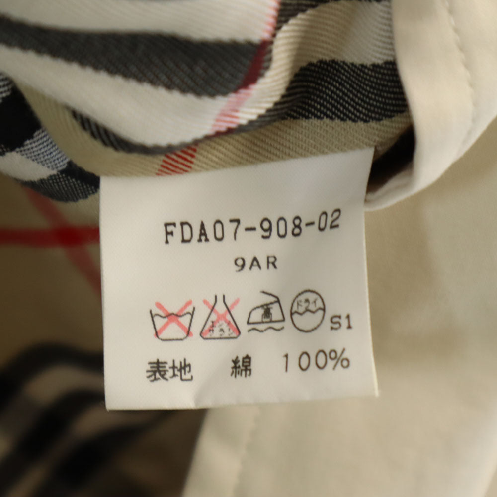 バーバリーズ 90s 三陽商会 オールド ステンカラーコート 9AR アイボリー Burberrys レディース