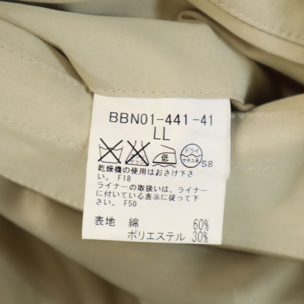 バーバリーロンドン 三陽商会 ステンカラーコート LL ベージュ BURBERRY LONDON メンズ